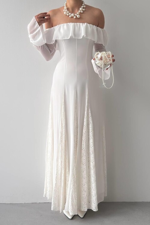 Ester Straplez Elbise