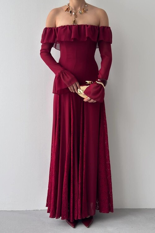 Ester Straplez Elbise