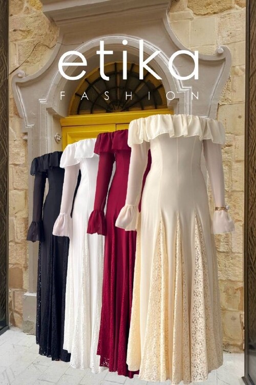 Ester Straplez Elbise