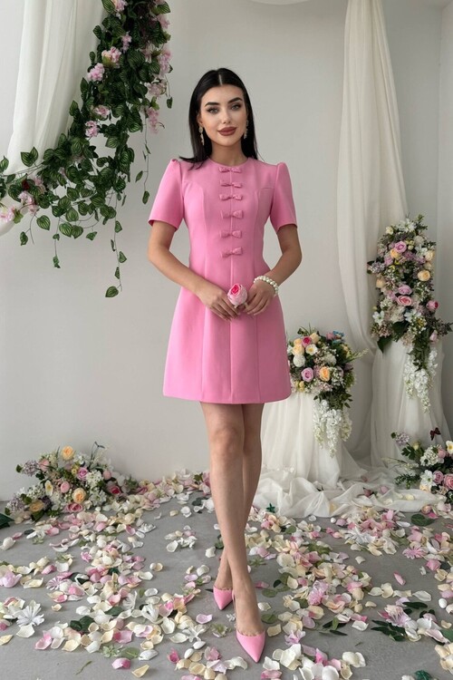 Evan Fiyonk Detaylı Elbise