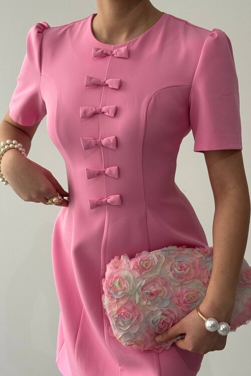 Evan Fiyonk Detaylı Elbise