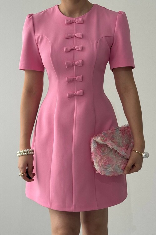 Evan Fiyonk Detaylı Elbise