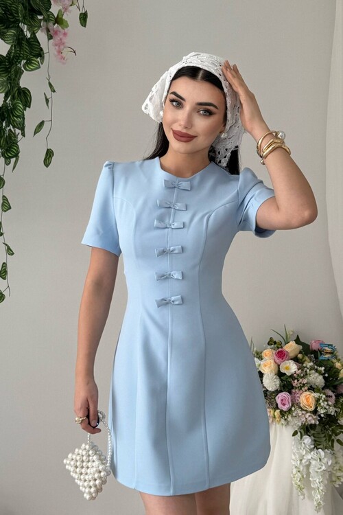 Evan Fiyonk Detaylı Elbise