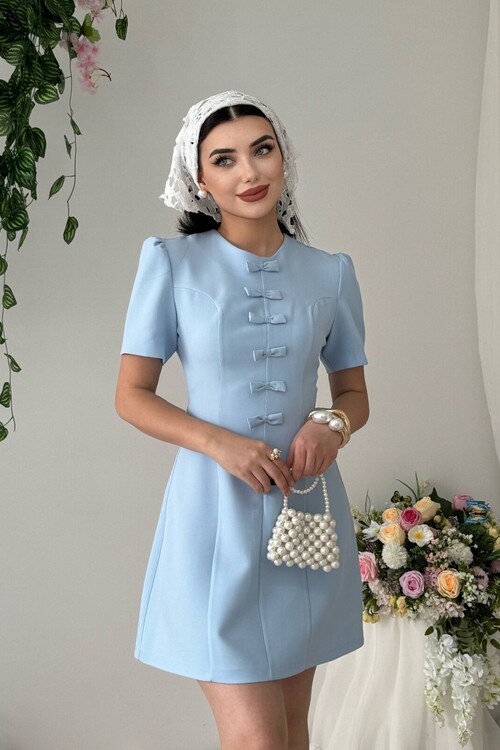 Evan Fiyonk Detaylı Elbise