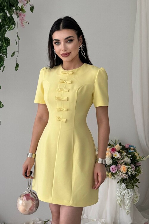 Evan Fiyonk Detaylı Elbise