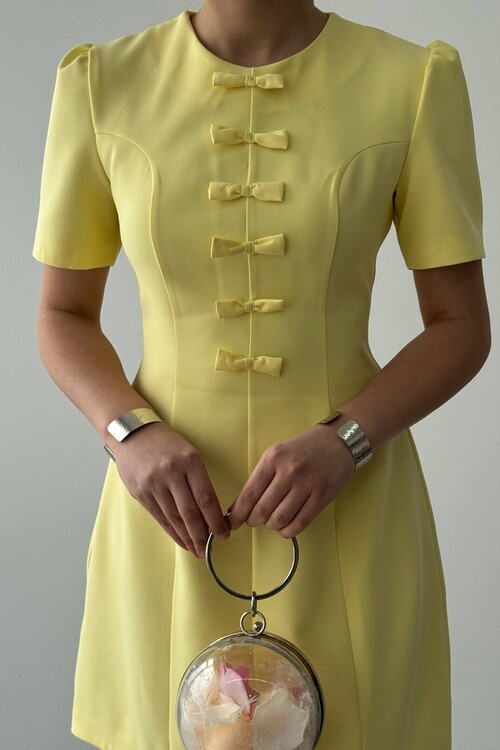 Evan Fiyonk Detaylı Elbise