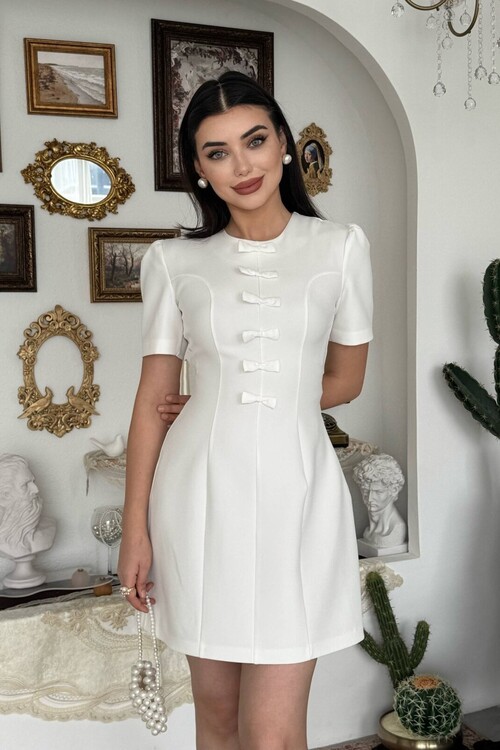 Evan Fiyonk Detaylı Elbise