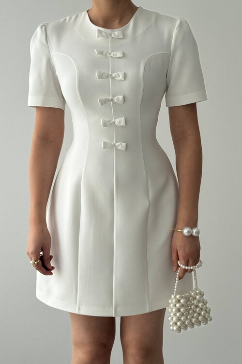 Evan Fiyonk Detaylı Elbise