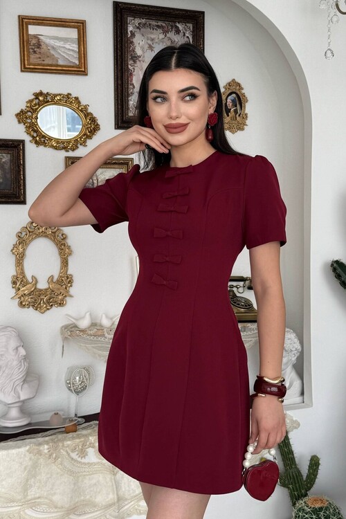 Evan Fiyonk Detaylı Elbise