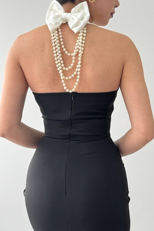 Fernu Pearl Detail Dress