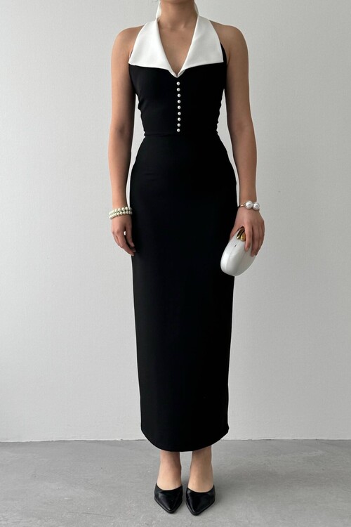 Fernu Pearl Detail Dress