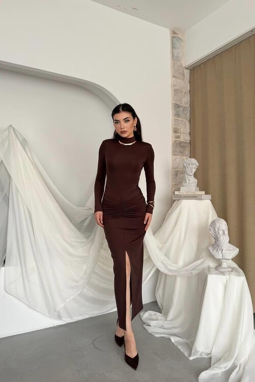 Ferya Büzgülü Elbise