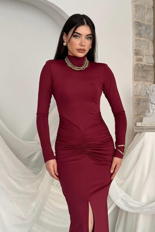 Ferya Büzgülü Elbise