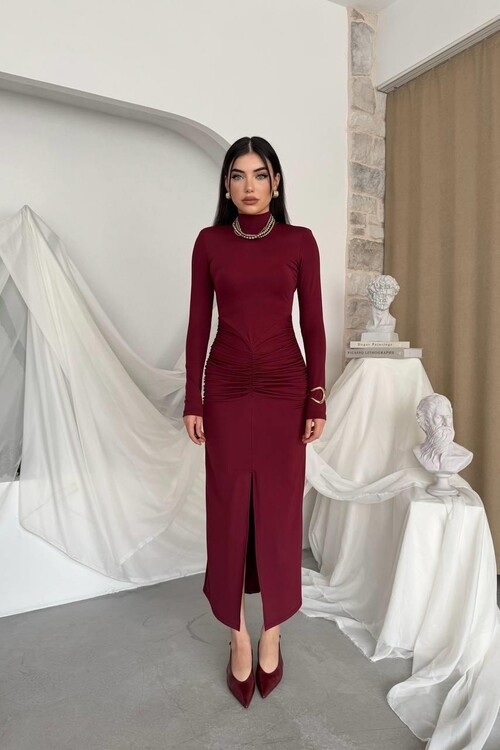 Ferya Büzgülü Elbise