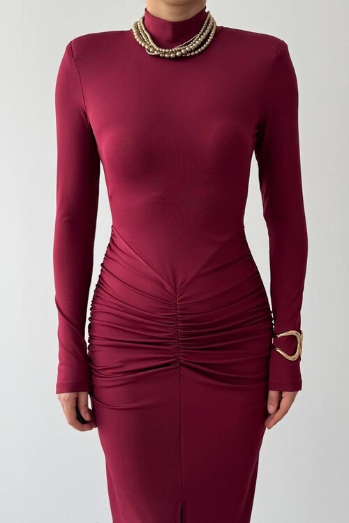 Ferya Büzgülü Elbise