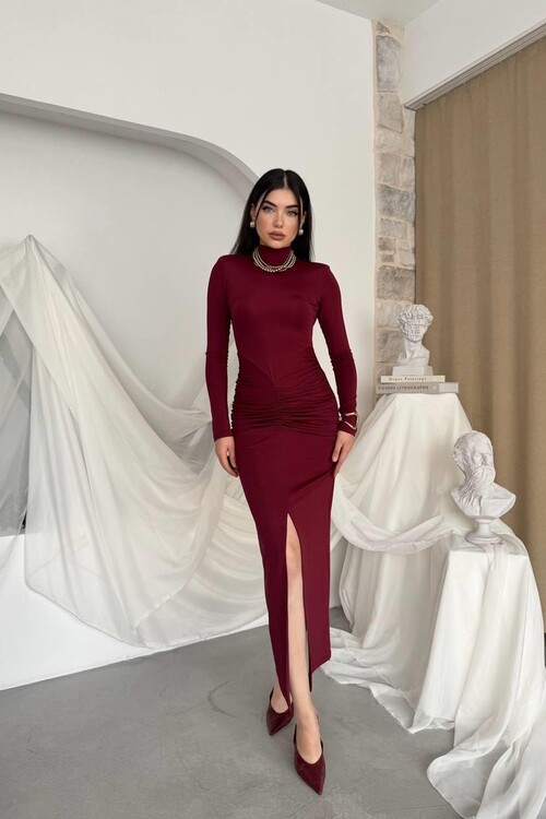 Ferya Büzgülü Elbise