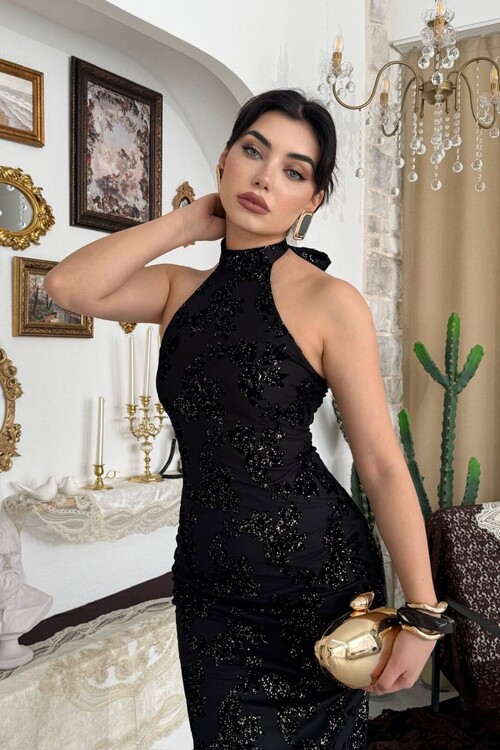 Gerne Neckline Dress