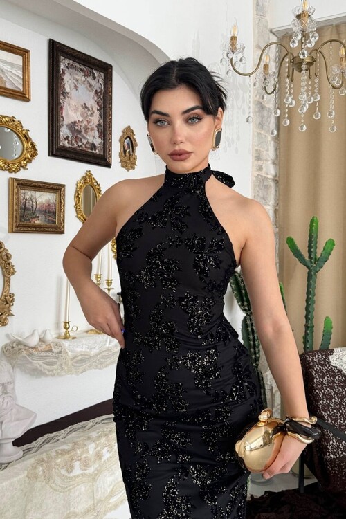 Gerne Neckline Dress