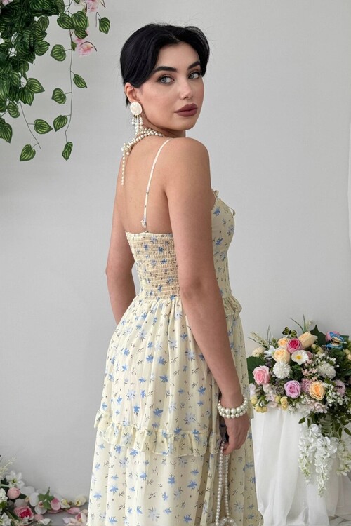 Hafza İp Askılı Elbise