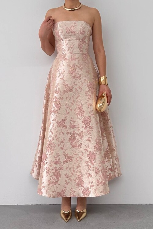 Haseki Strapless Dress