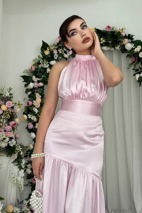 Herap Dress with Belt Detail