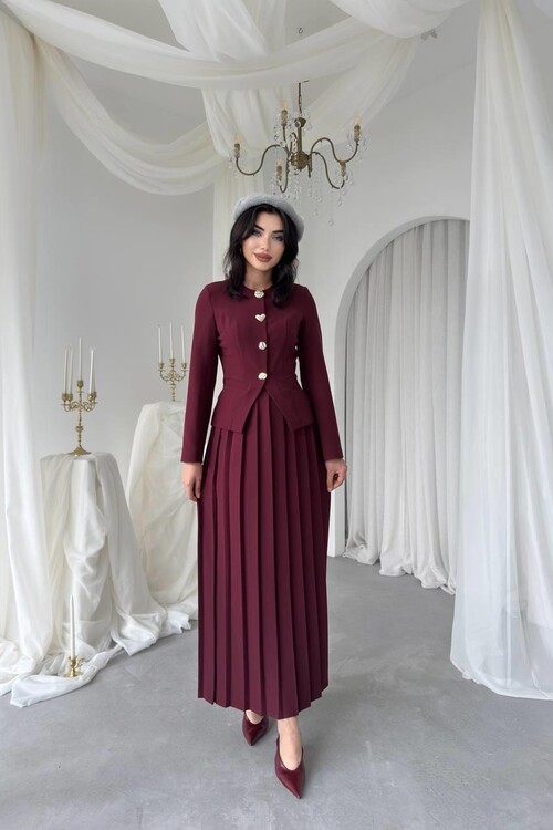 Insa Karma Düğme Detaylı Takım