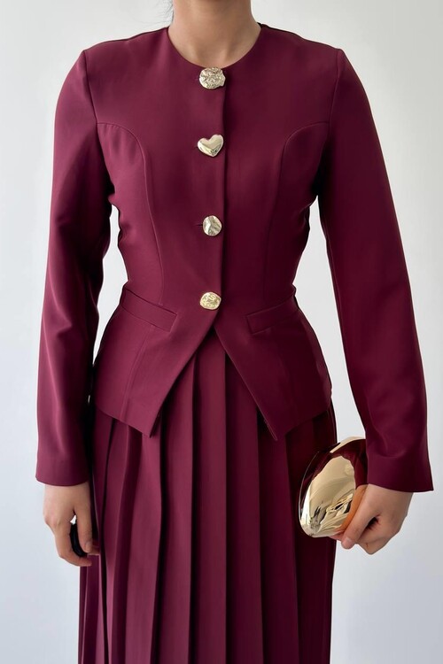 Insa Karma Düğme Detaylı Takım