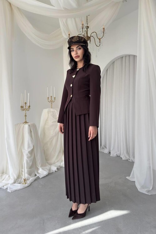 Insa Karma Düğme Detaylı Takım