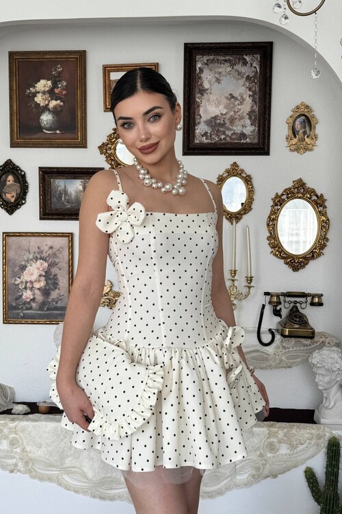 Keraj Dress with Floral Details