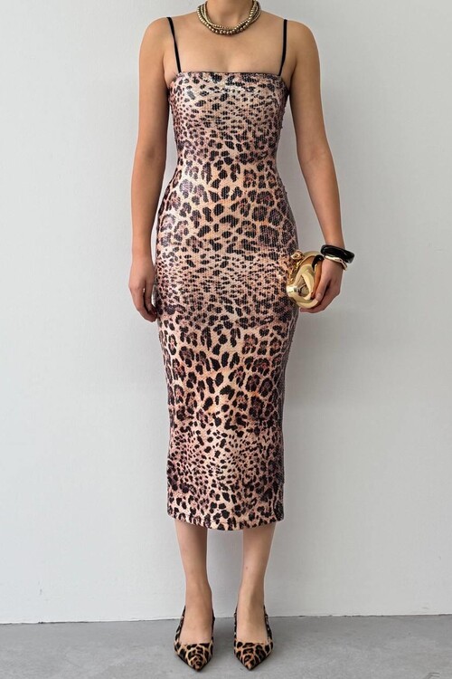 Kisha İp Askılı Elbise