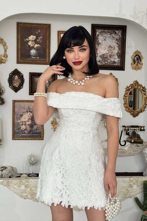 Locke Straplez Elbise