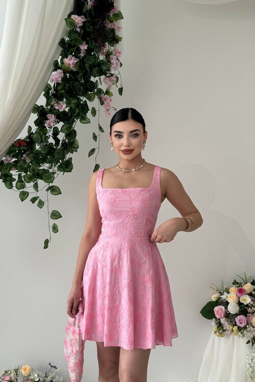 Lyro Flower Embroidered Dress