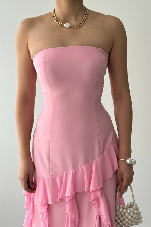 Madel Straplez Elbise