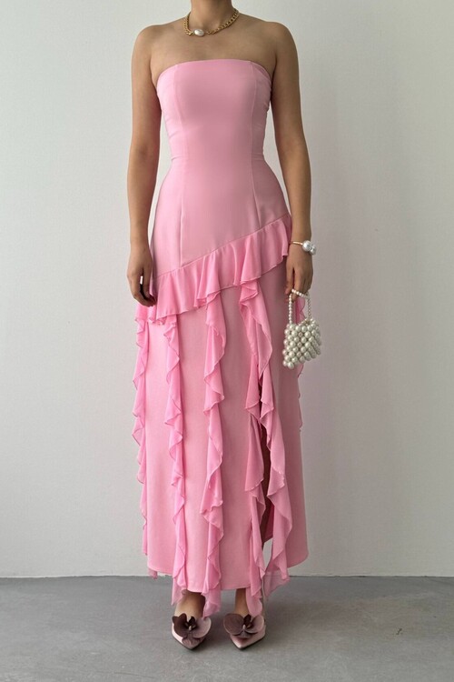 Madel Straplez Elbise