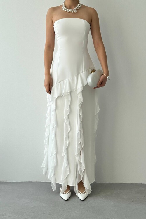 Madel Straplez Elbise