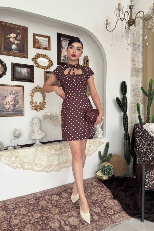 Marden Cut- Out Detaylı Elbise