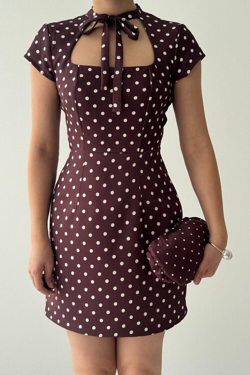 Marden Cut- Out Detaylı Elbise