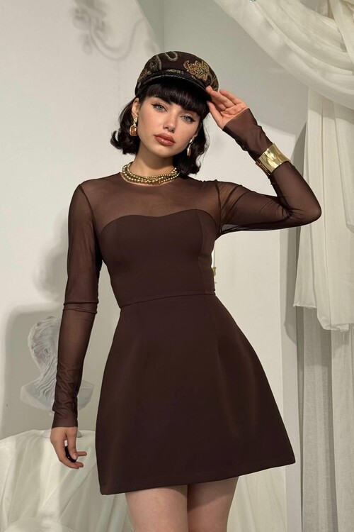 Nessa Transparan Elbise