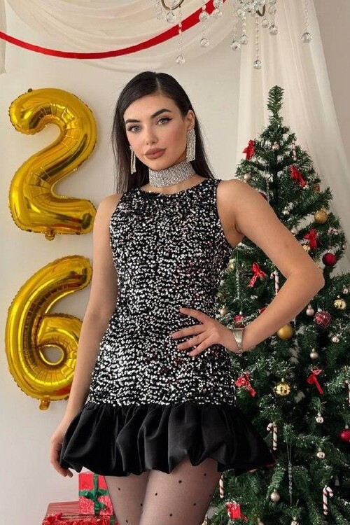 Nuvıa Pul Payet Elbise