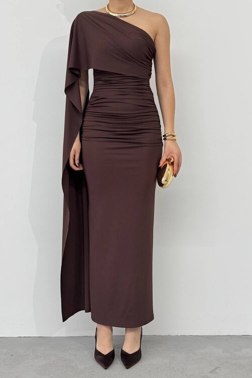 Oldes Şal Detaylı Elbise