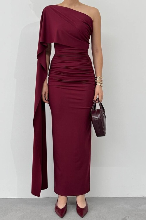 Oldes Şal Detaylı Elbise