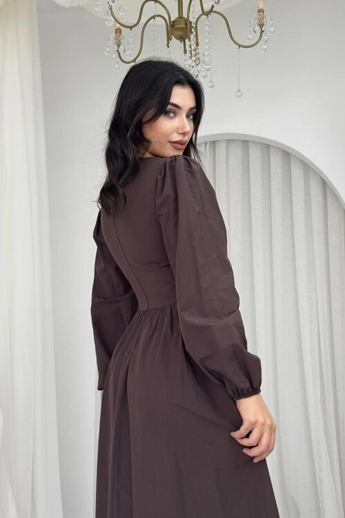 Overa Korsaj Detaylı Elbise