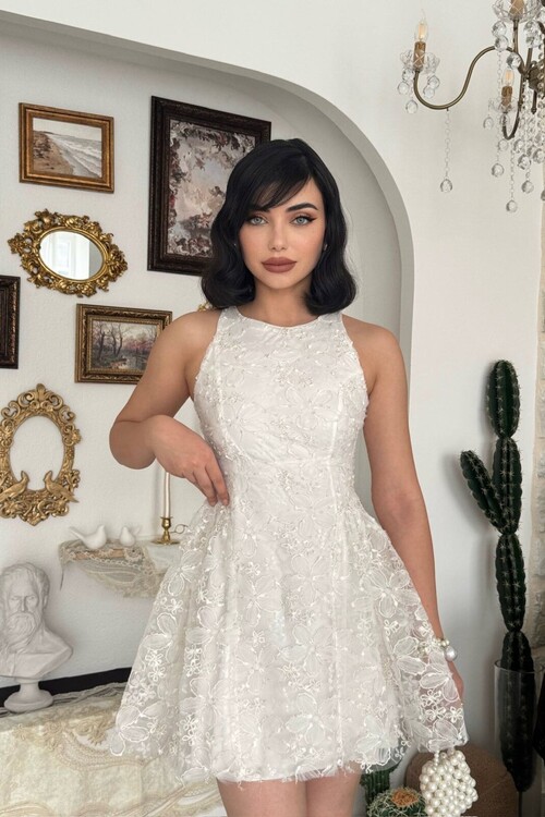 Oyul Flower Patterned Dress