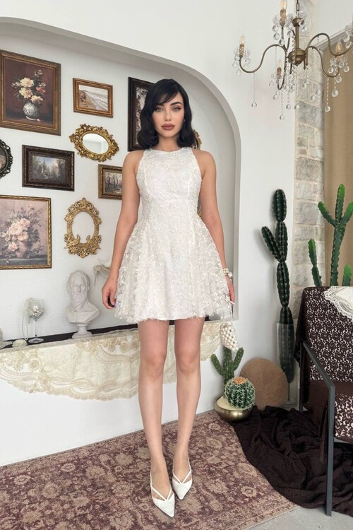 Oyul Flower Patterned Dress