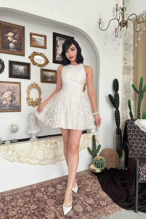 Oyul Flower Patterned Dress