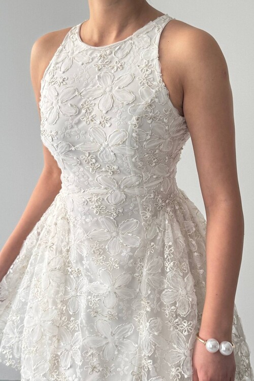 Oyul Flower Patterned Dress