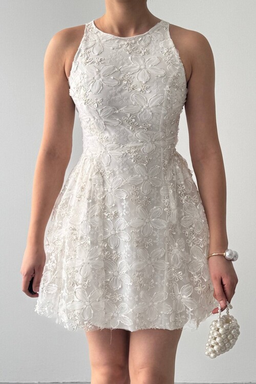 Oyul Flower Patterned Dress