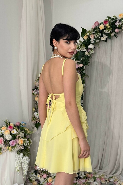 Panl İp Askılı Elbise