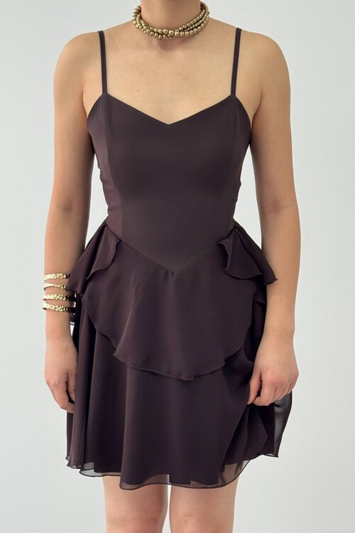 Panl İp Askılı Elbise