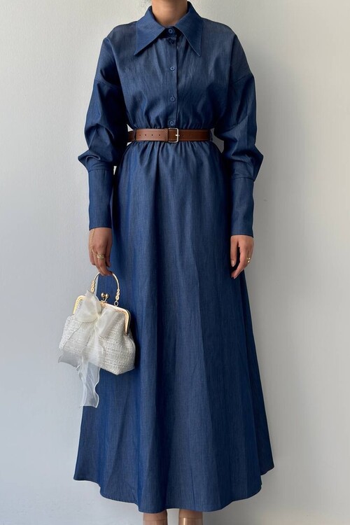 Peju Denim Elbise
